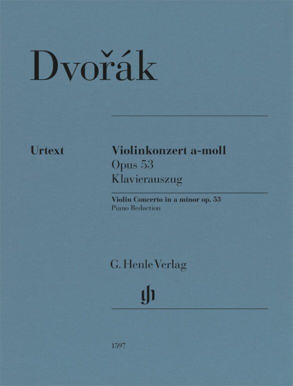 Dvorak - Violin Concerto A Minor Op. 53 Urtext Edition for Violin and Piano