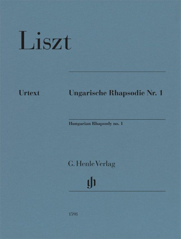 Hungarian Rhapsody No. 1 for Piano by Franz Liszt - G. Henle Verlag Edition, 32 Pages, Piano Solo