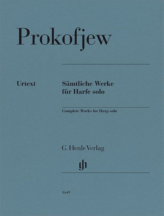 Prokofiev: Complete Works for Harp Solo - G. Henle Verlag, 27 Pages