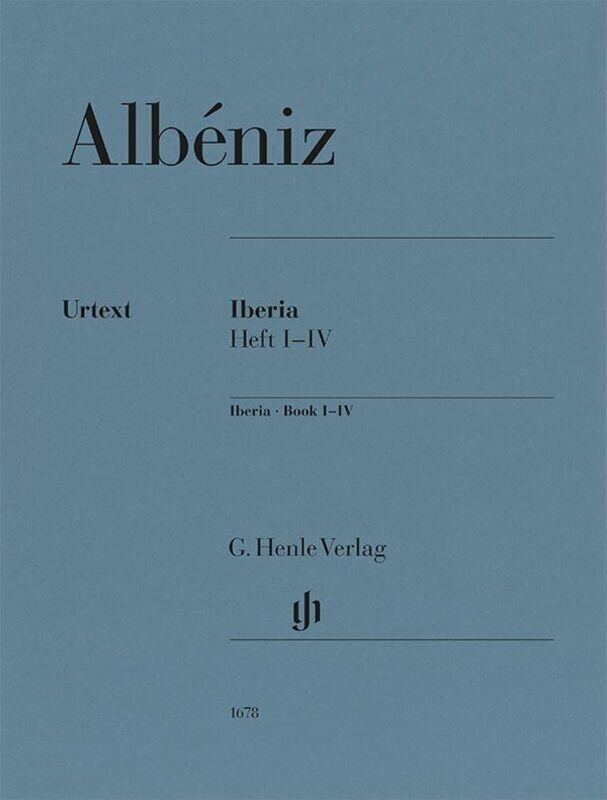 Albeniz - Iberia Books I-IV for Piano, Urtext Edition by G. Henle Verlag, 199 Pages