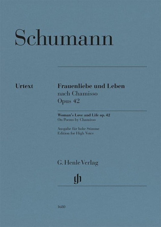 Schumann - Woman's Love and Life Op. 42 for High Voice/Piano, G. Henle Verlag, 40 Pages