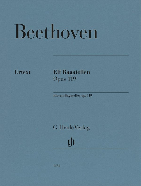 Beethoven - Eleven Bagatelles Op 119 For Piano (G. Henle Verlag)