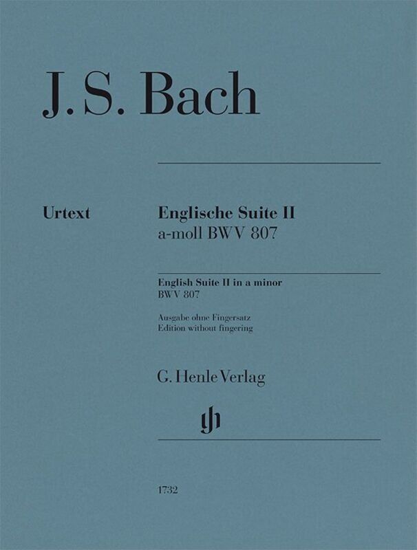Bach - English Suite No 2 A Minor BWV 807 Piano Solo Edition by G. Henle Verlag
