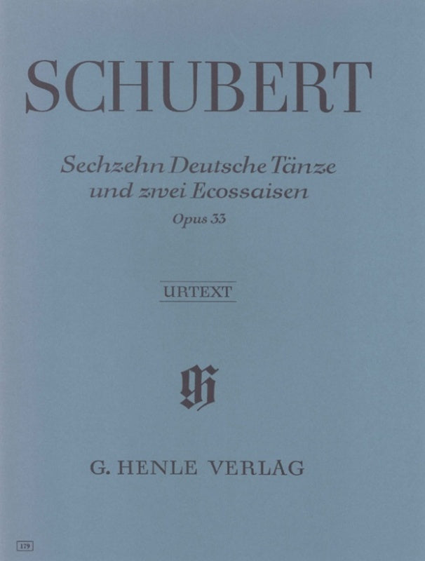 German Dances 16 And 2 Ecossaises Op 33 (Softcover Book)
