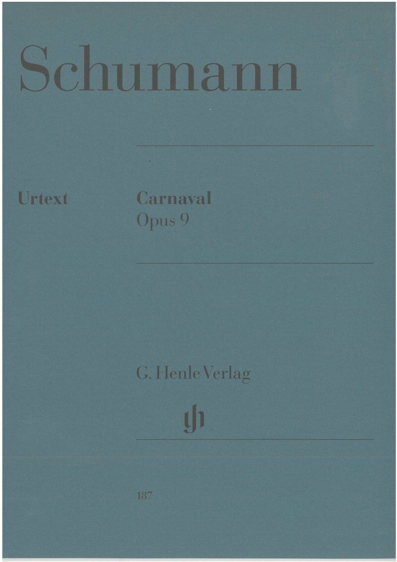 Schumann - Carnaval Op. 9 for Piano Solo, G. Henle Verlag, 48 Pages