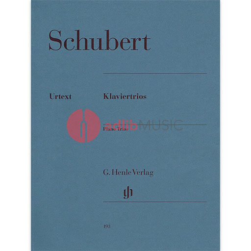 Schubert - Piano Trios Op. 99 & Op. 100 - Violin, Cello, Piano - Henle HN193 - Chamber Sheet Music — view 2