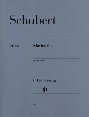 Schubert - Piano Trios Op. 99 & Op. 100 - Violin, Cello, Piano - Henle HN193 - Chamber Sheet Music
