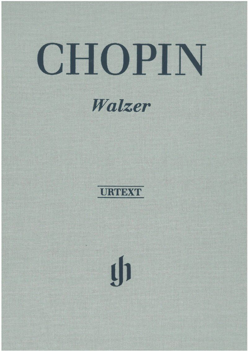 Waltzes Bound Urtext by Frederic Chopin, Piano Solo, G. Henle Verlag, 112 Pages