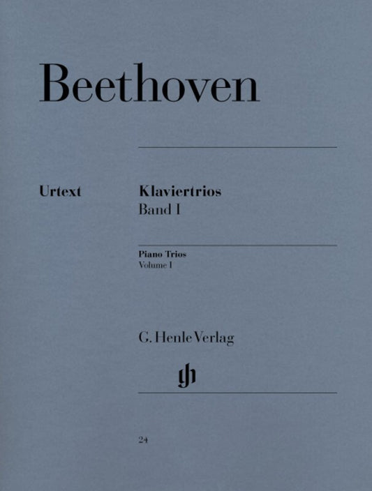 Beethoven - Piano Trios Vol 1 Violin/Vc/Piano (Music Score/Parts) Book