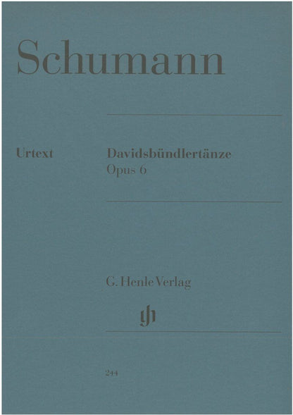 Schumann - Davidsbundlertanze Op. 6 Urtext for Piano Solo, 60 Pages, G. Henle Verlag