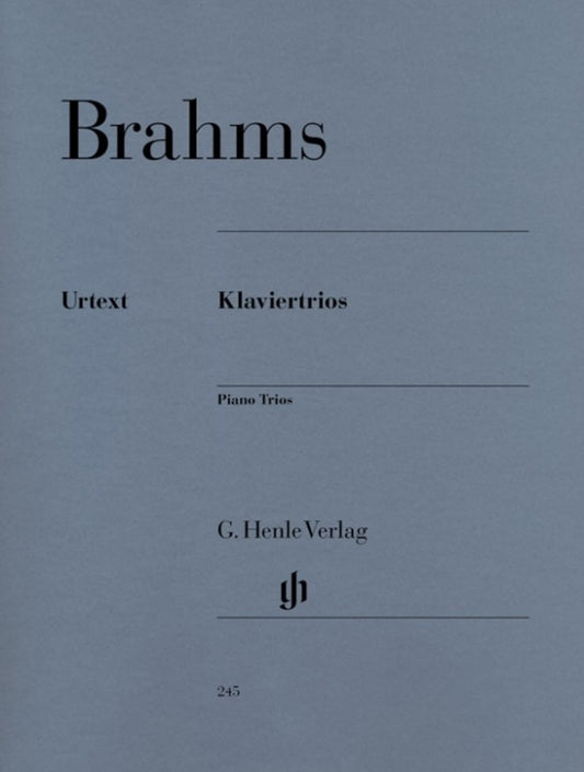 Brahms - Piano Trios Violin/Cello/Piano (Set Of Parts) Book