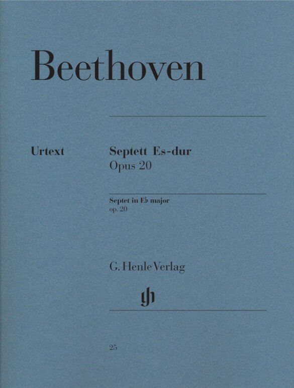 Septet Op. 20 E Flat for Wind and Strings by Beethoven - Urtext Edition