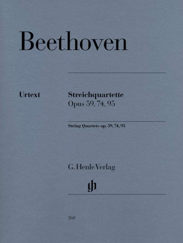 String Quartet Op 59 74 95 2Violin Viola Vc (Set Of Parts) Book