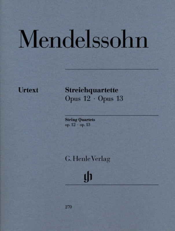 String Quartets Op 12 Op 13 (Set Of Parts) Book