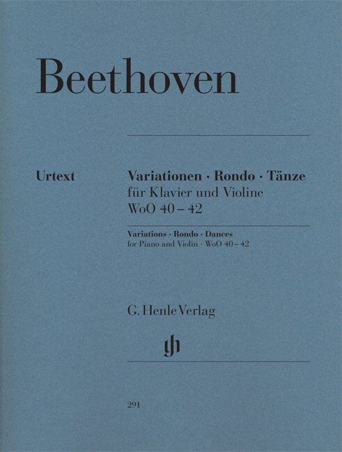 Variations Rondo Dances for Violin and Piano by Beethoven