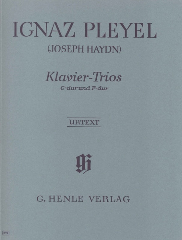 Piano Trios Previously Attributed Haydn (Set Of Parts) Book
