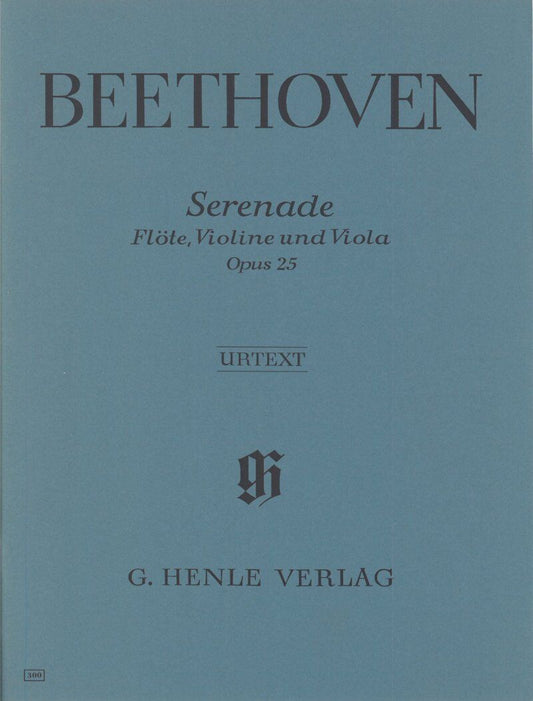Serenade Op 25 D for Flute, Violin, Viola by Gerlach, Beethoven, G. Henle Verlag, 1 Page