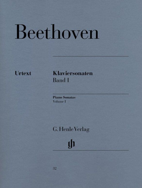 Beethoven Piano Sonatas Volume 1 Urtext Edition by G. Henle Verlag, 288 Pages, Piano Solo