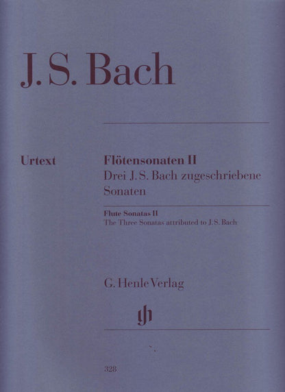 Bach - Flute Sonatas Vol 2, Urtext Edition for Flute and Harpsichord with Violoncello Part, G. Henle Verlag, 58 Pages