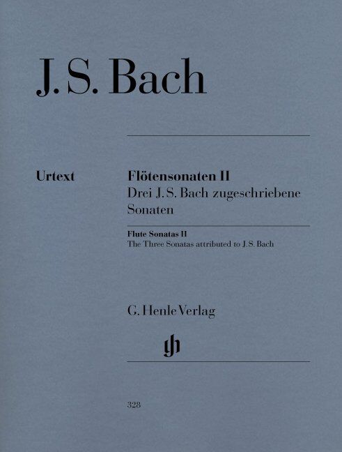 Bach - Flute Sonatas Vol 2, Urtext Edition for Flute and Harpsichord with Violoncello Part, G. Henle Verlag, 58 Pages — view 2