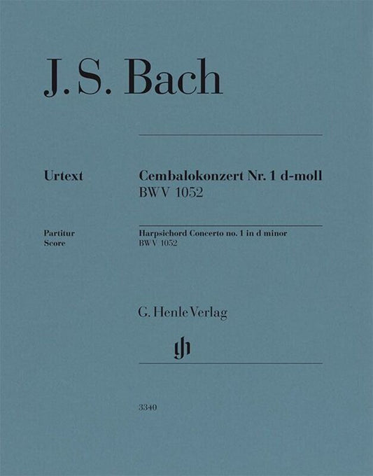 Bach - Harpsichord Concerto No. 1 D Minor BWV 1052 Full Score by G. Henle Verlag, 60 Pages