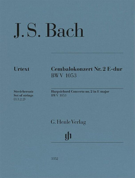 Bach - Harpsichord Concerto No. 2 E Major BWV 1053 Performance Material