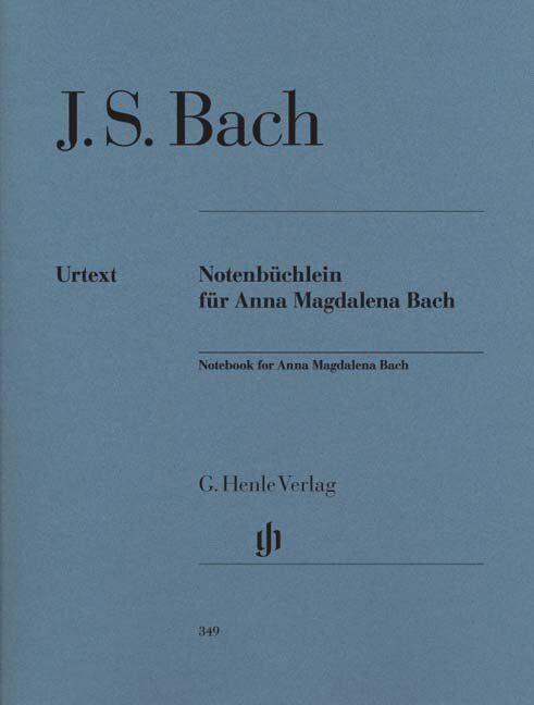 Bach - Anna Magdalena Notebook Complete Urtext for Piano, 64 Pages, G. Henle Verlag