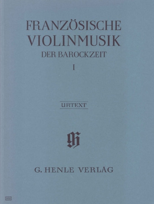 French Violin Music Baroque Erea Book 1 Violin/Piano (Softcover Book)