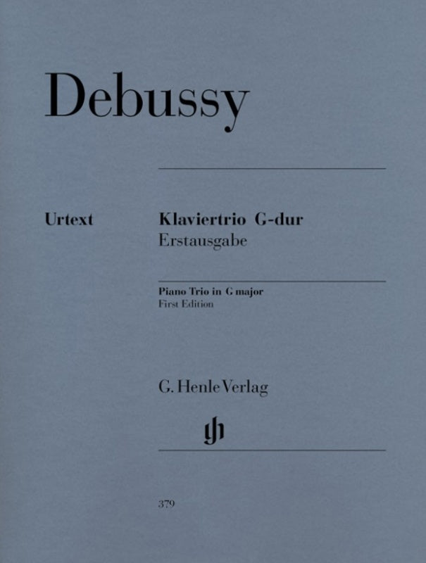 Debussy - Piano Trio In G Major (Set Of Parts) Book