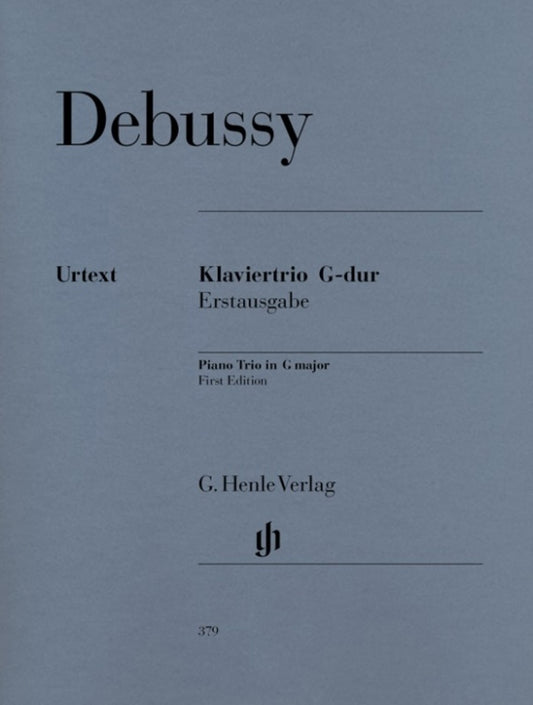 Debussy - Piano Trio In G Major (Set Of Parts) Book