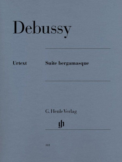 Debussy - Suite Bergamasque Urtext Edition for Piano Solo, Edited by Heinemann, 32 Pages