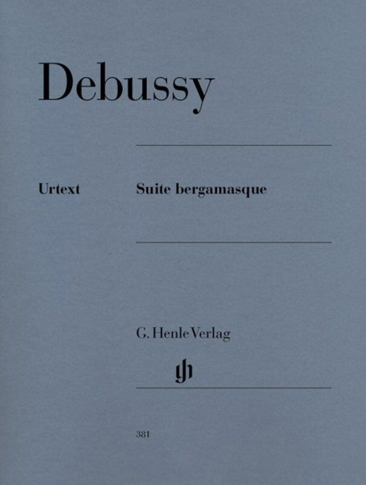 Debussy - Suite Bergamasque Urtext Edition for Piano Solo, Edited by Heinemann, 32 Pages