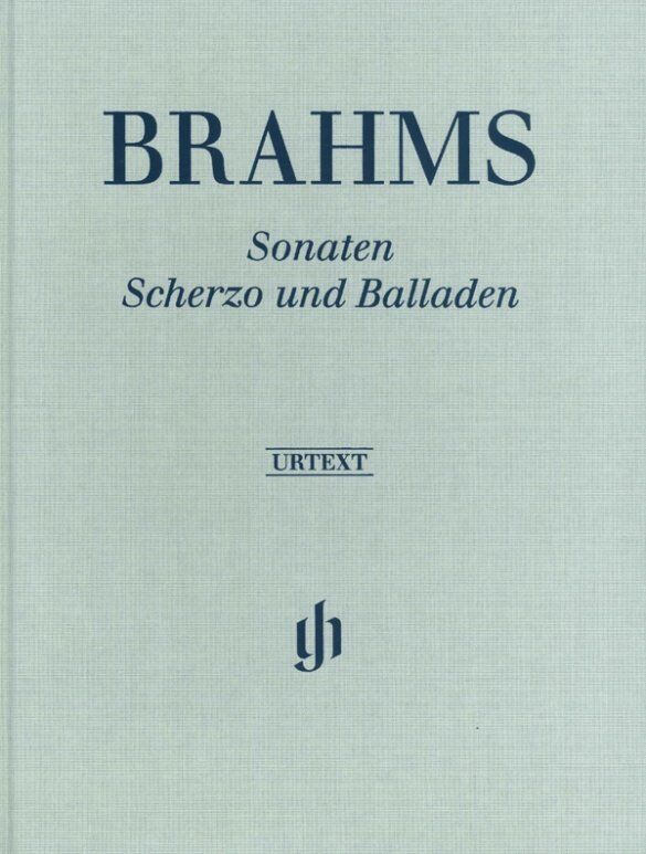 Brahms Sonatas Scherzo and Ballades Urtext Piano Solo 128 Pages