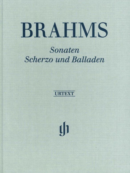 Brahms Sonatas Scherzo and Ballades Urtext Piano Solo 128 Pages