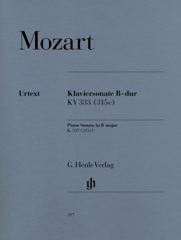 Mozart - Sonata B Flat Major K 333 (Softcover Book)