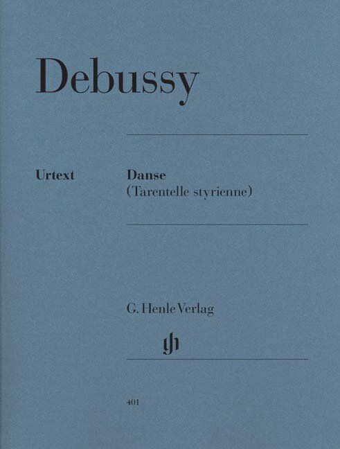Danse by Claude Debussy for Piano Solo, 18 Pages, Published by G. Henle Verlag