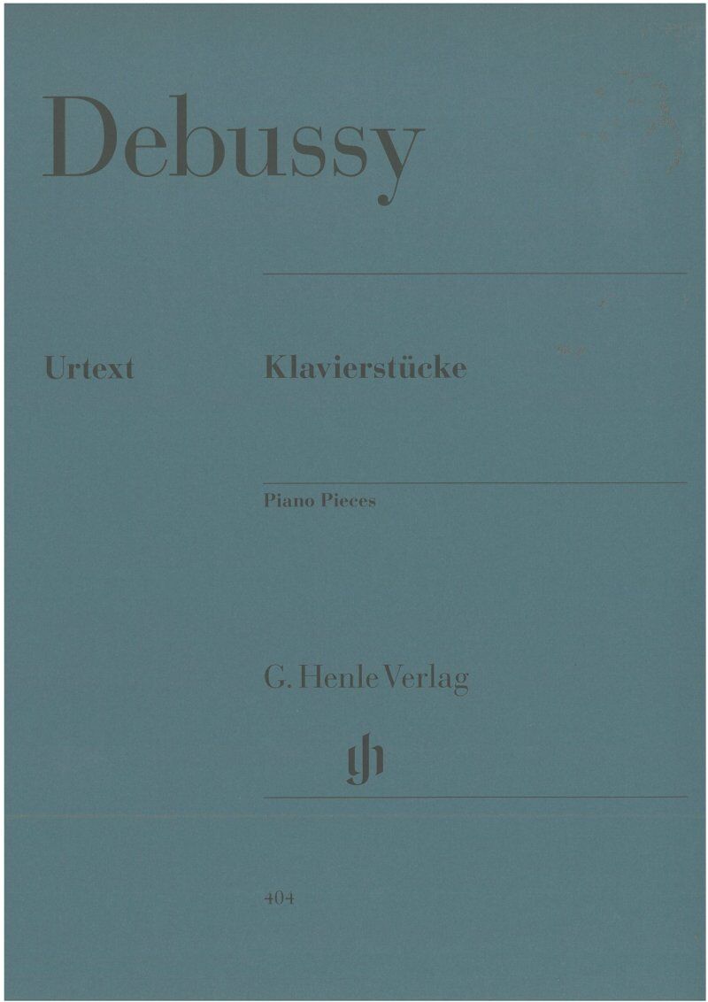Debussy Piano Pieces by G. Henle Verlag - 58 Pages, Piano Solo Edition