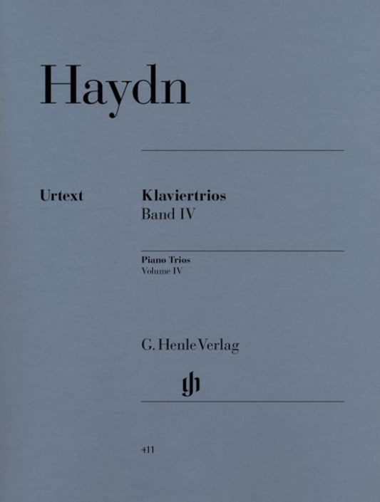 Haydn - Piano Trios Vol 4 Violin/Cello/Piano (Set Of Parts) Book