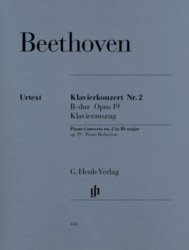 Beethoven - Concerto No 2 Op 19 B Flat 2P4H (Softcover Book)