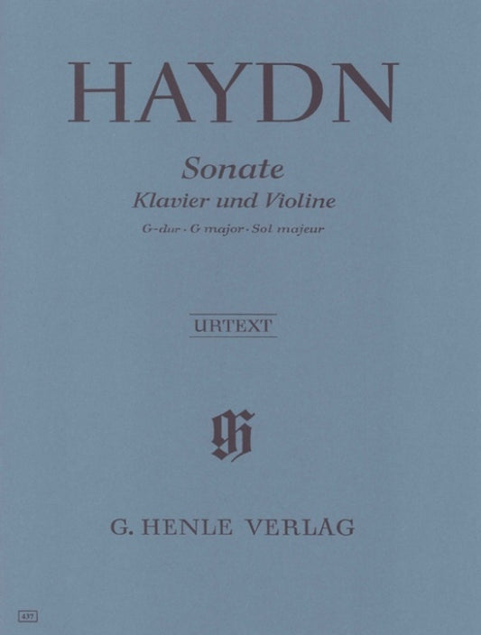 Sonata Hob 15 No 32 G Violin Piano (Softcover Book)