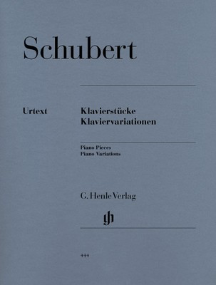 Franz Schubert Piano Pieces & Variations Urtext Edition Edited by Gertraut Haberkamp with Fingering by Klaus Schilde