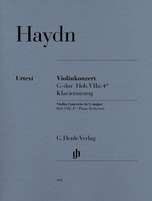 Haydn - Concerto for Violin in G Major Hob VIIa:4 with Piano Reduction by Stefan Zorzor — view 2