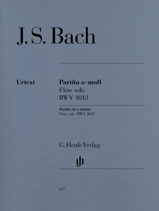 Bach - Partita (Sonata) A Min Bwv 1013 Flute Solo (Softcover Book)
