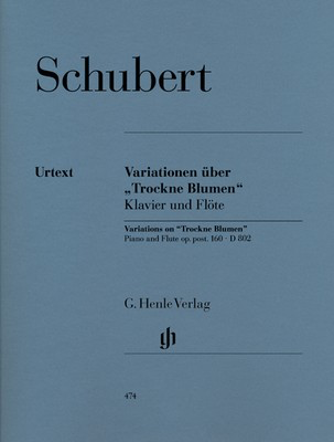 Schubert Variations Op. 160 for Flute and Piano Accompaniment Henle HN474
