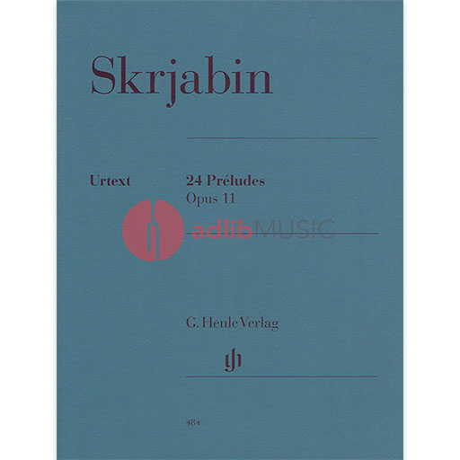 24 Preludes Op. 11 for Piano Solo - Urtext Edition by Alexander Scriabin, Edited by Valentina Rubcova — view 2