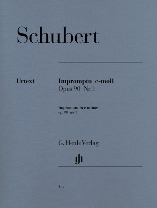 Schubert - Impromptu Op 90 No 1 C Min (Softcover Book)