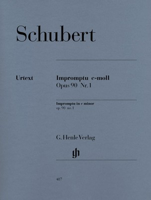 Impromptu in C minor Op 90 No 1 D 899 Sheet Music for Piano Solo