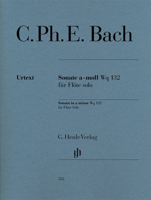 C.P.E. Bach: Sonata in A Minor, Wq. 132 — Flute Solo (G. Henle Verlag)