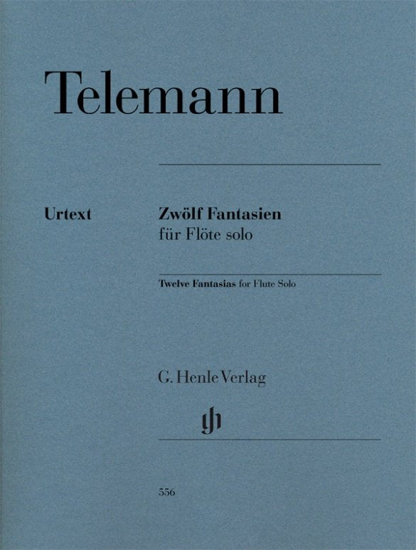 Telemann: 12 Fantasias for Flute Solo, TWV 40:2–13 (G. Henle Verlag)