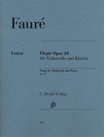 Fauré - Élégie Op. 24 for Cello & Piano, Urtext Edition by G. Henle Verlag